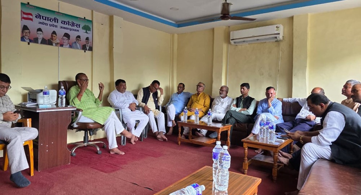नेपाली कांग्रेसको कदमले मधेश प्रदेश सरकार संकटमा