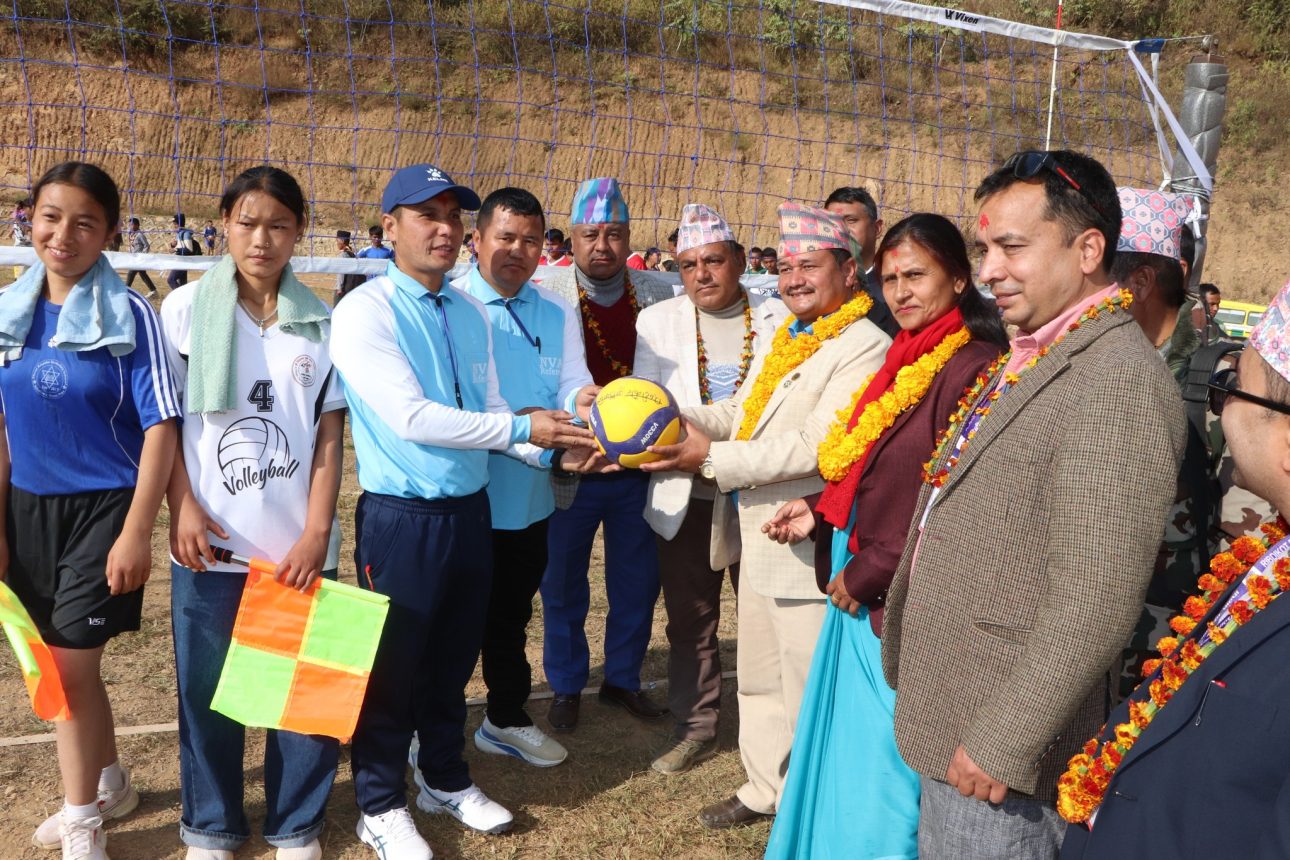 रिब्दीकोटमा सातौँ राष्ट्रपति रनिङ शिल्ड प्रतियोगिता सुरु : १४ विद्यालयकाे सहभागीता