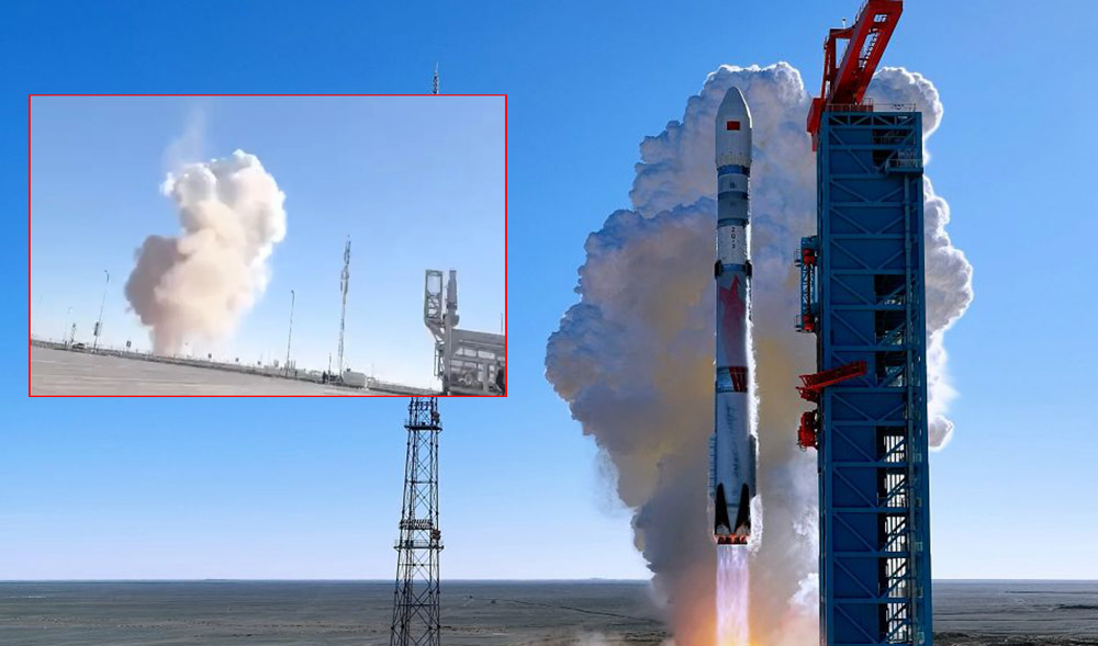 चीनको पहिलो पुन: प्रयोग गर्न मिल्ने रकेट प्रक्षेपण असफल: पृथ्वीमा फर्कने क्रममा बूस्टर विस्फोट